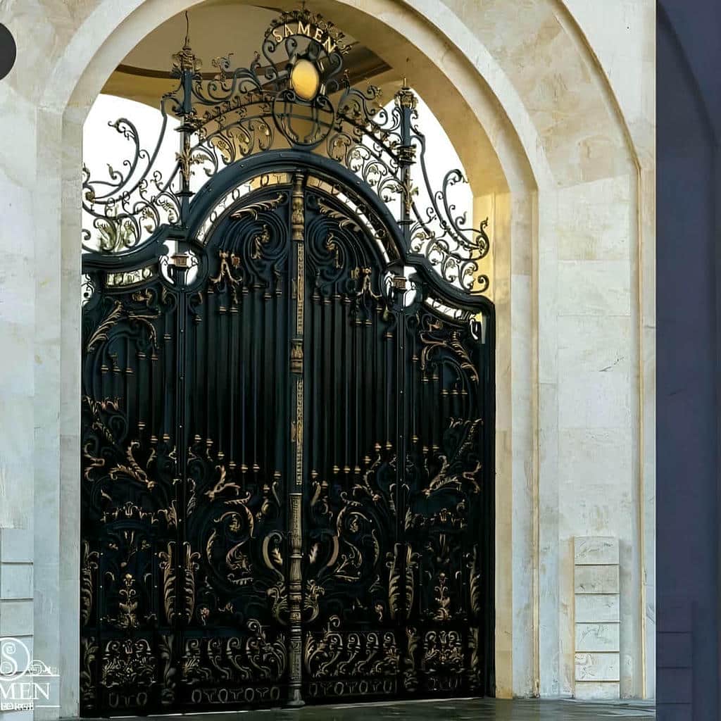 خرید درب حیاط فرفورژه جوشکاری دقیق در ایلام