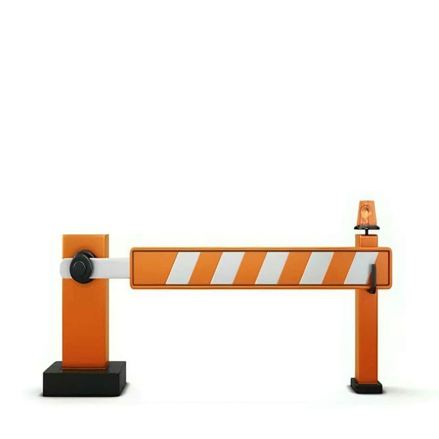 راهبند پارکینگ با موتور سرویس شده