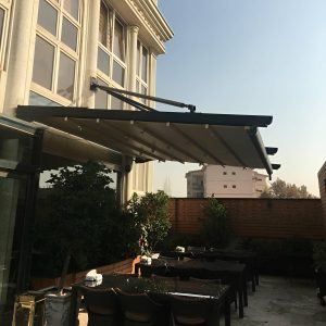 سایبان برقی فول باکس تجاری