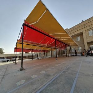 سایبان برقی ضد UV برای محافظت از پوست و مبلمان فضای باز