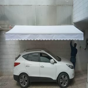 سایبان برقی مجهز به سنسور باد و باران