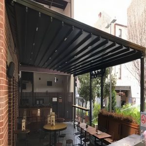 سقف برقی مدرن تراس