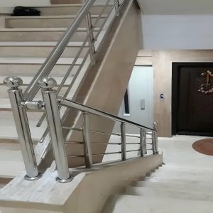 نرده استیل طلایی لوکس