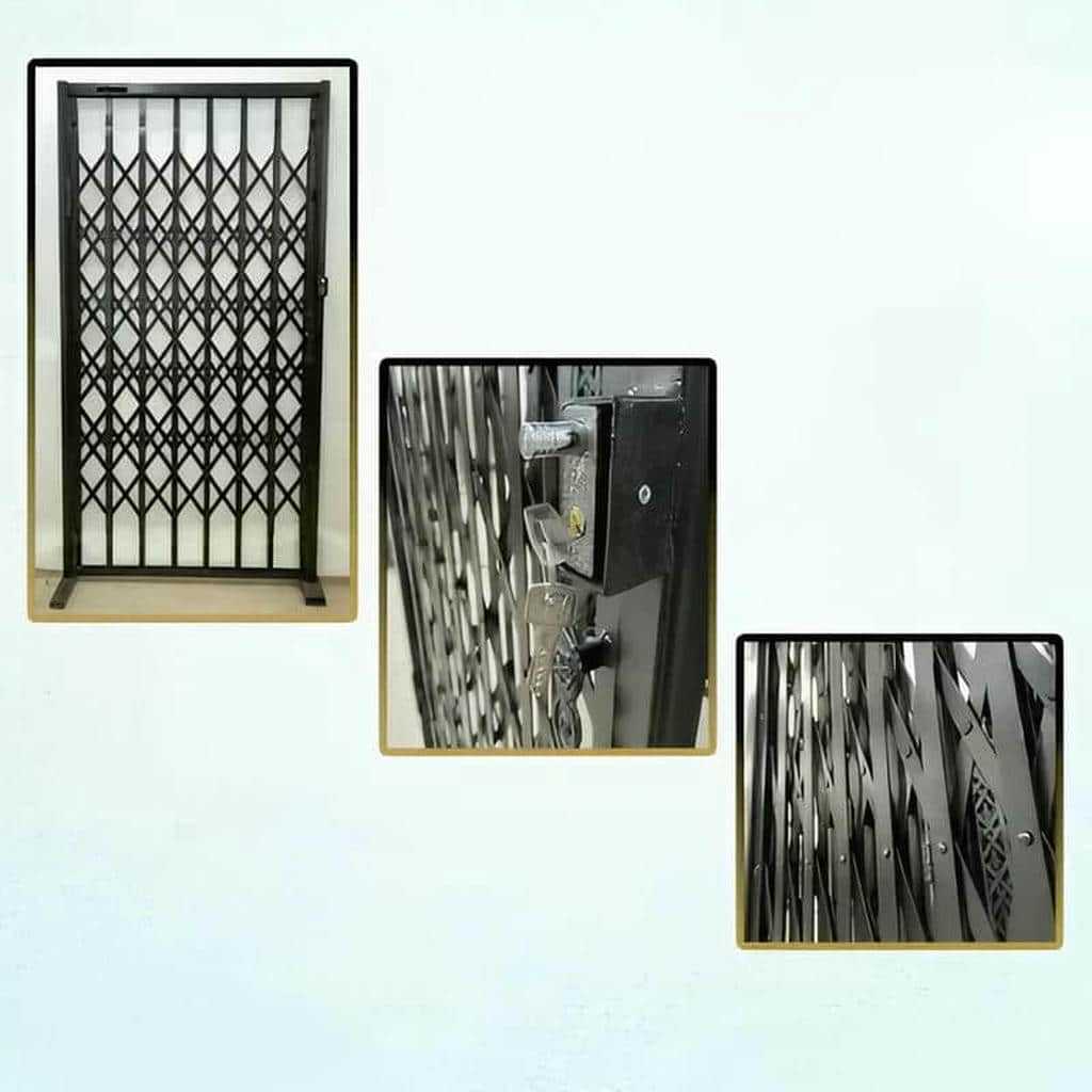 مدل متقارن درب آکاردئونی پنج گل دوبل