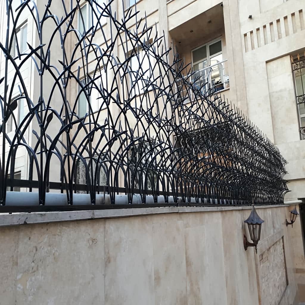 فروش حفاظ دیوار پرتراکم با رنگ کورهای