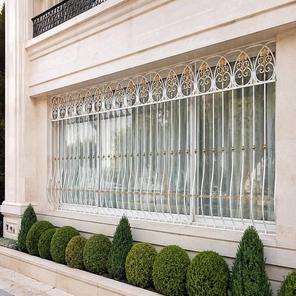 اجرای حفاظ پنجره ثابت متراکم امنیتی