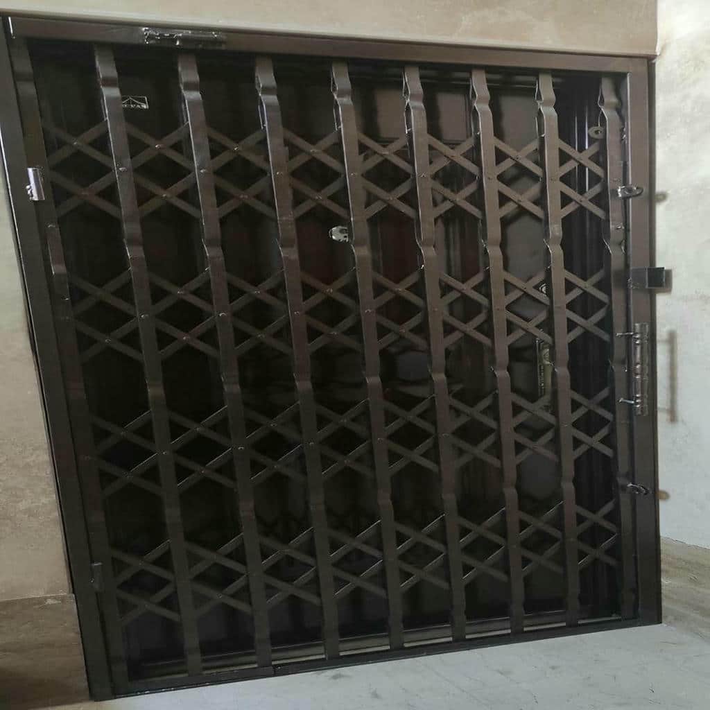 مدل تسمه باریک حفاظ آکاردئونی دو جداره ورودی