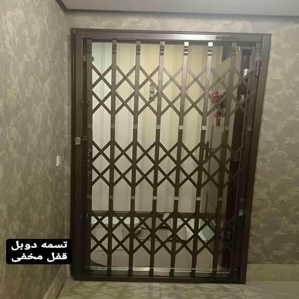 خرید درب آکاردئونی قفل مخفی کتابی با مشاوره