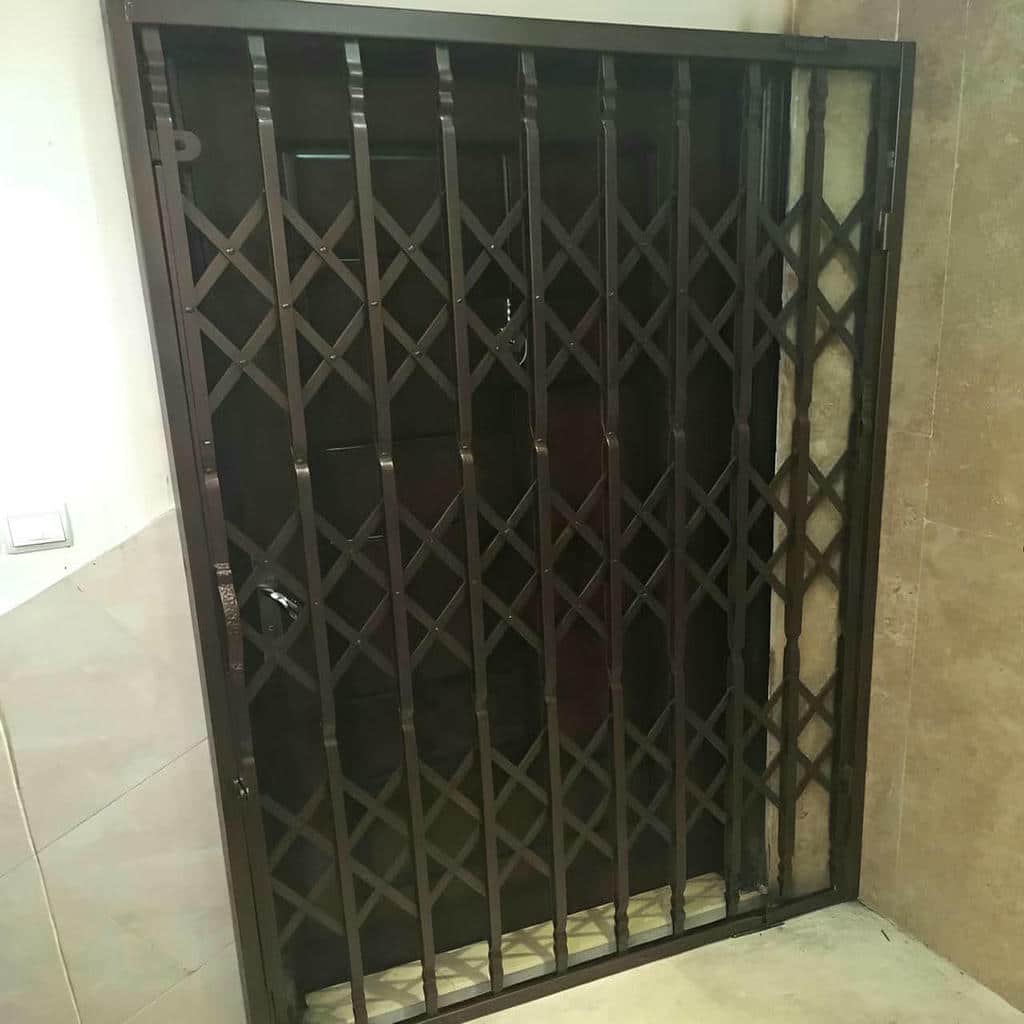 طرح پنج گل حفاظ درب ضد سرقت فلزی