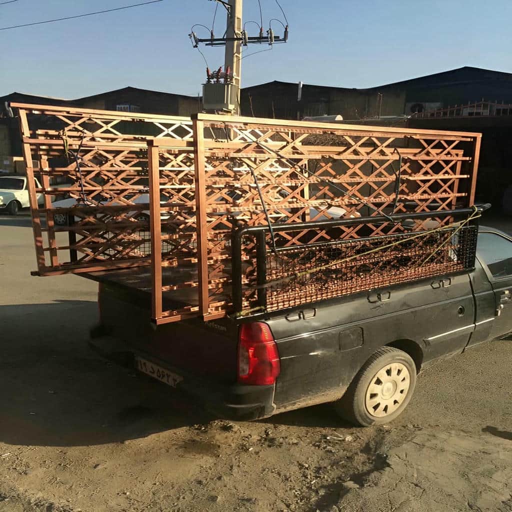 مدل پنج گل درب آکاردئونی واحد اداری