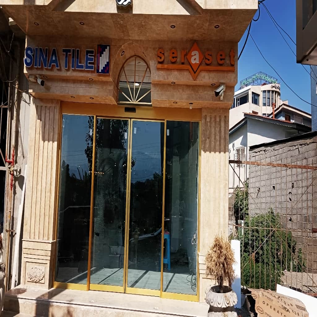 7 طرح درب اتوماتیک شیشه ای بانک کنترل ورود