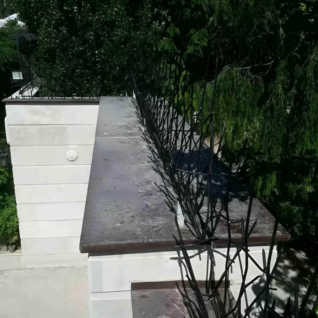 مدل متراکم حفاظ دیوار شاخ گوزنی خمکاری