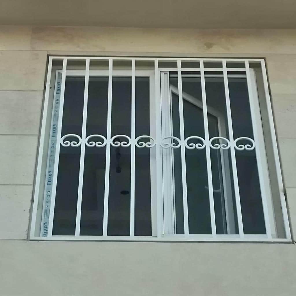 ساخت حفاظ پنجره فرفورژه مدل اسلیمی