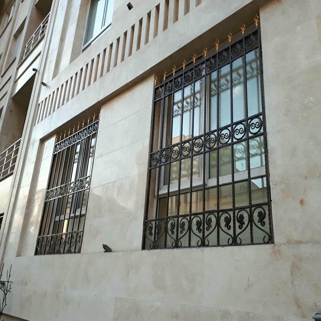 تولید حفاظ پنجره جای گلدان دار پنل لیزری