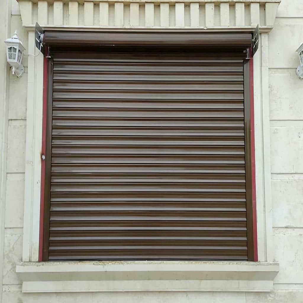 قیمت کرکره برقی رنگی نمای فروشگاه سفارشی