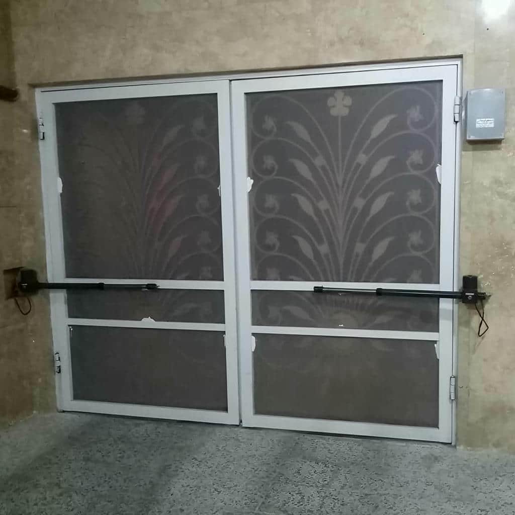 ساخت زیرسازی نصب جک بازویی روی درب فلزی