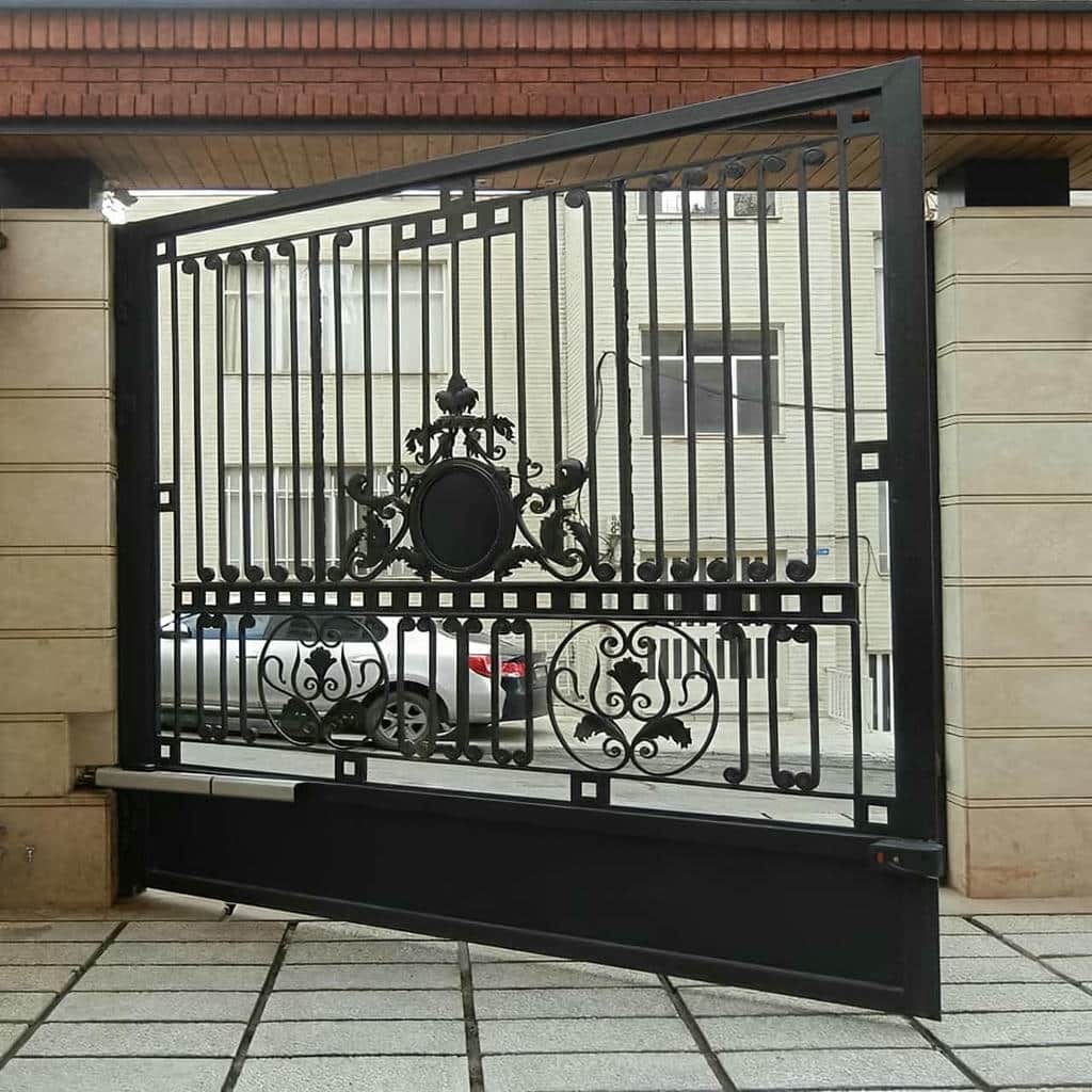 فروش درب اتوماتیک ریلی حیاط با متعلقات