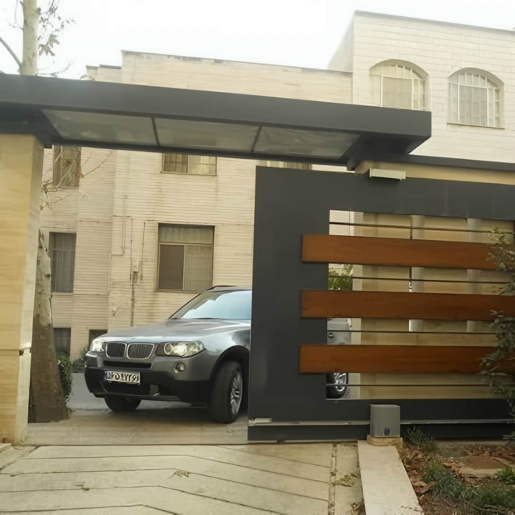 خدمات نصب درب اتوماتیک ریلی حیاط