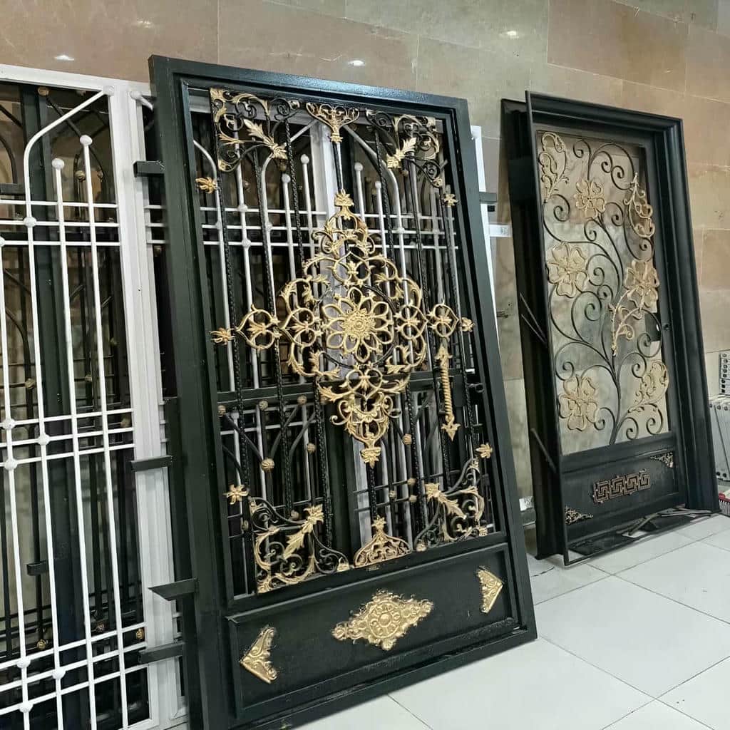 12 طرح درب پارکینگ ساختمان چند واحدی