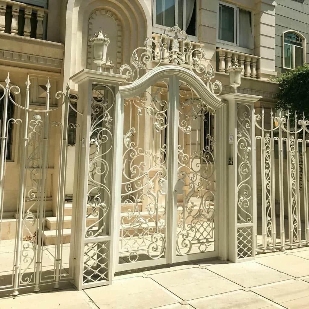 فروش درب حیاط نمای آجری با بررسی سفارش