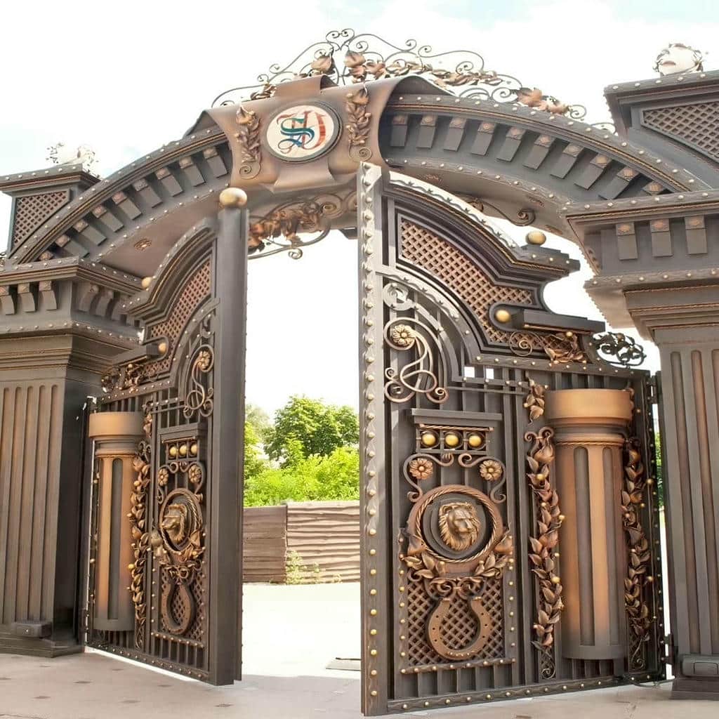 9 مدل درب حیاط CNC پنل مشبک