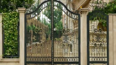 8 مدل درب حیاط پانل دار