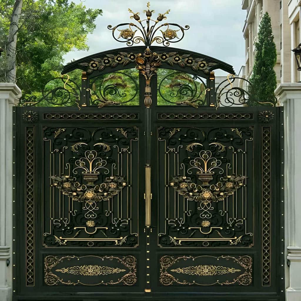 خرید درب پارکینگ حیاط لولایی پیش از سفارش