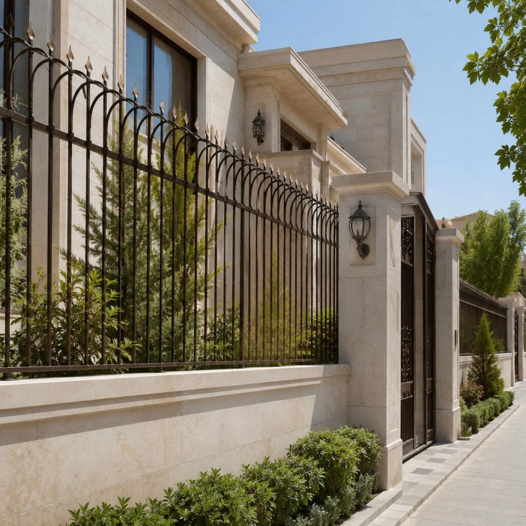 11 طرح حفاظ دیوار شیک روی سنگ تراورتن