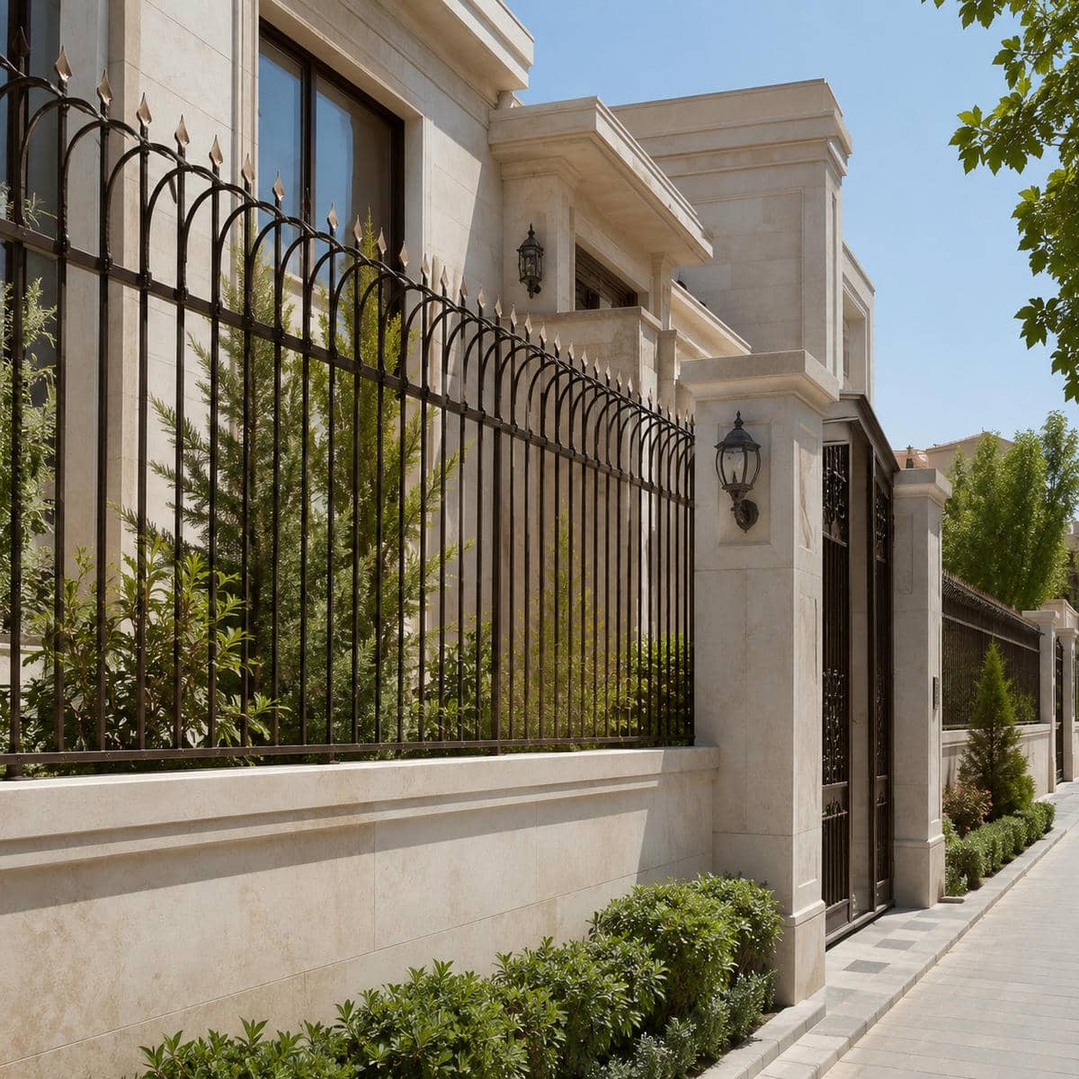11 طرح حفاظ دیوار شیک روی سنگ تراورتن