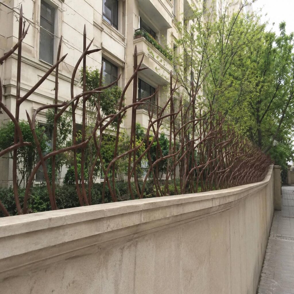 مدل شاخ گوزنی حفاظ دیوار رنگ کوره ای