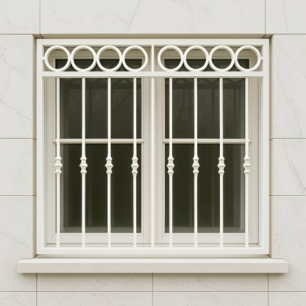 نرده پنجره فلزی برای فضای مسکونی