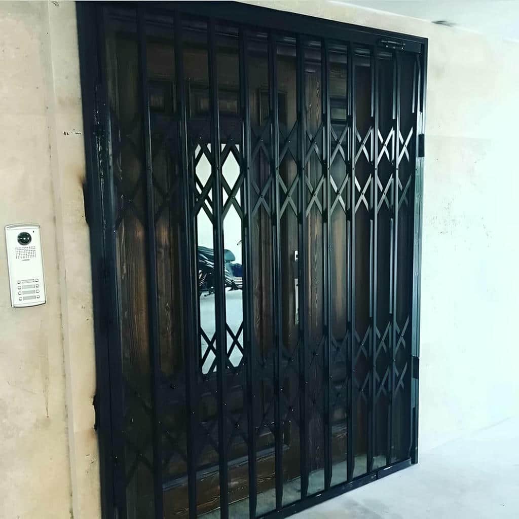 درب آکاردئونی کشویی فضای آپارتمان