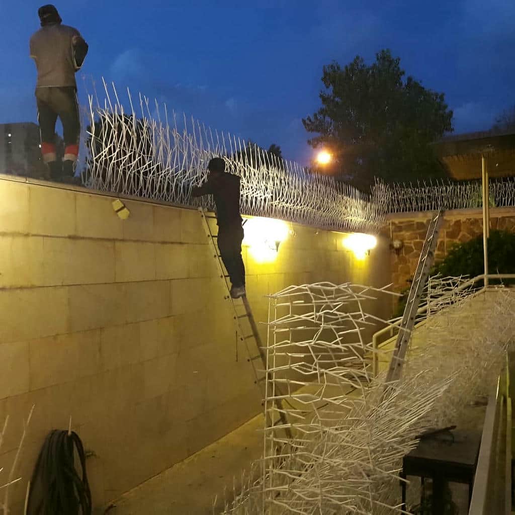 حفاظ دیوار مدل سرنیزه ای مقاوم