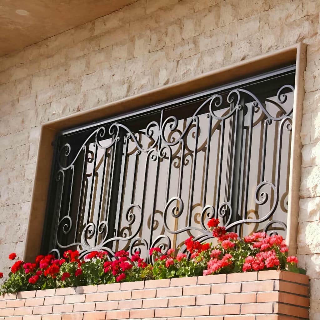 نرده پنجره دوجداره سفارشی