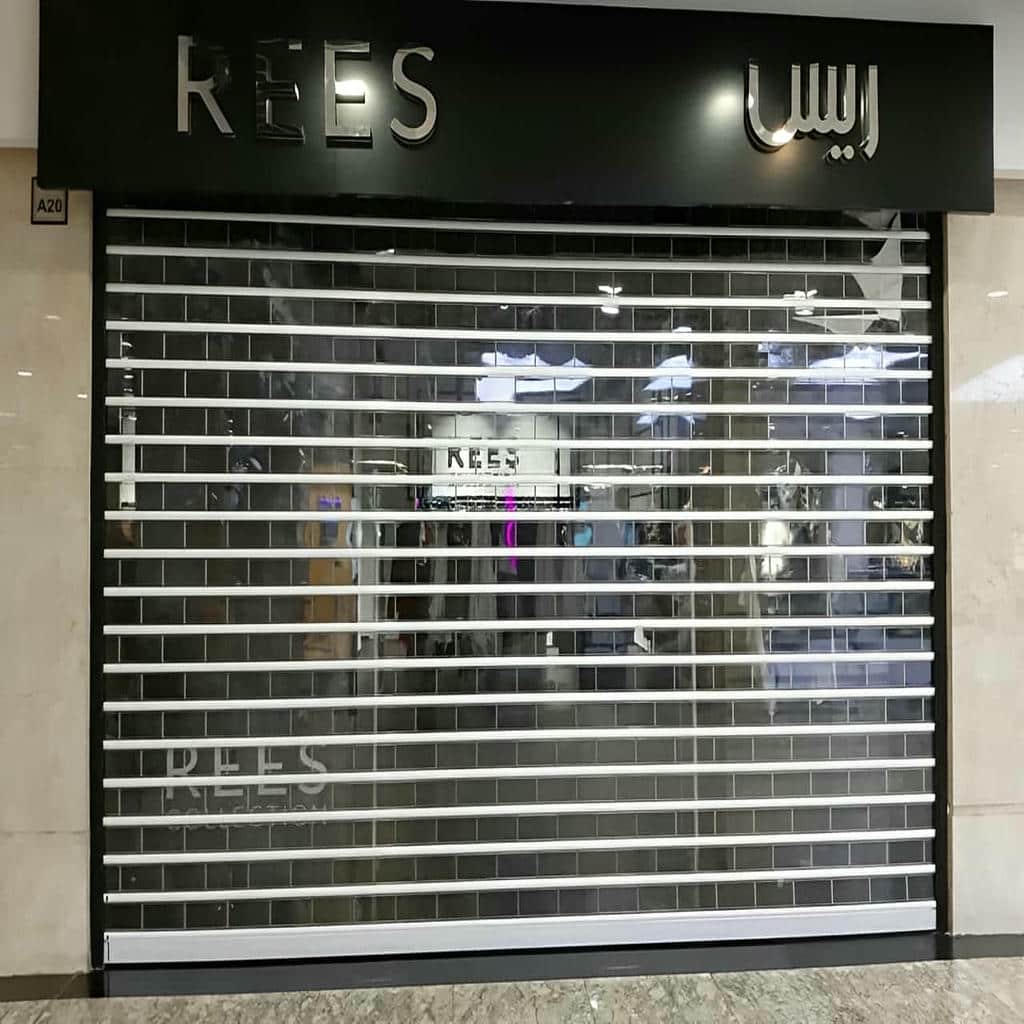 کرکره برقی ریموت دار فضای تجاری