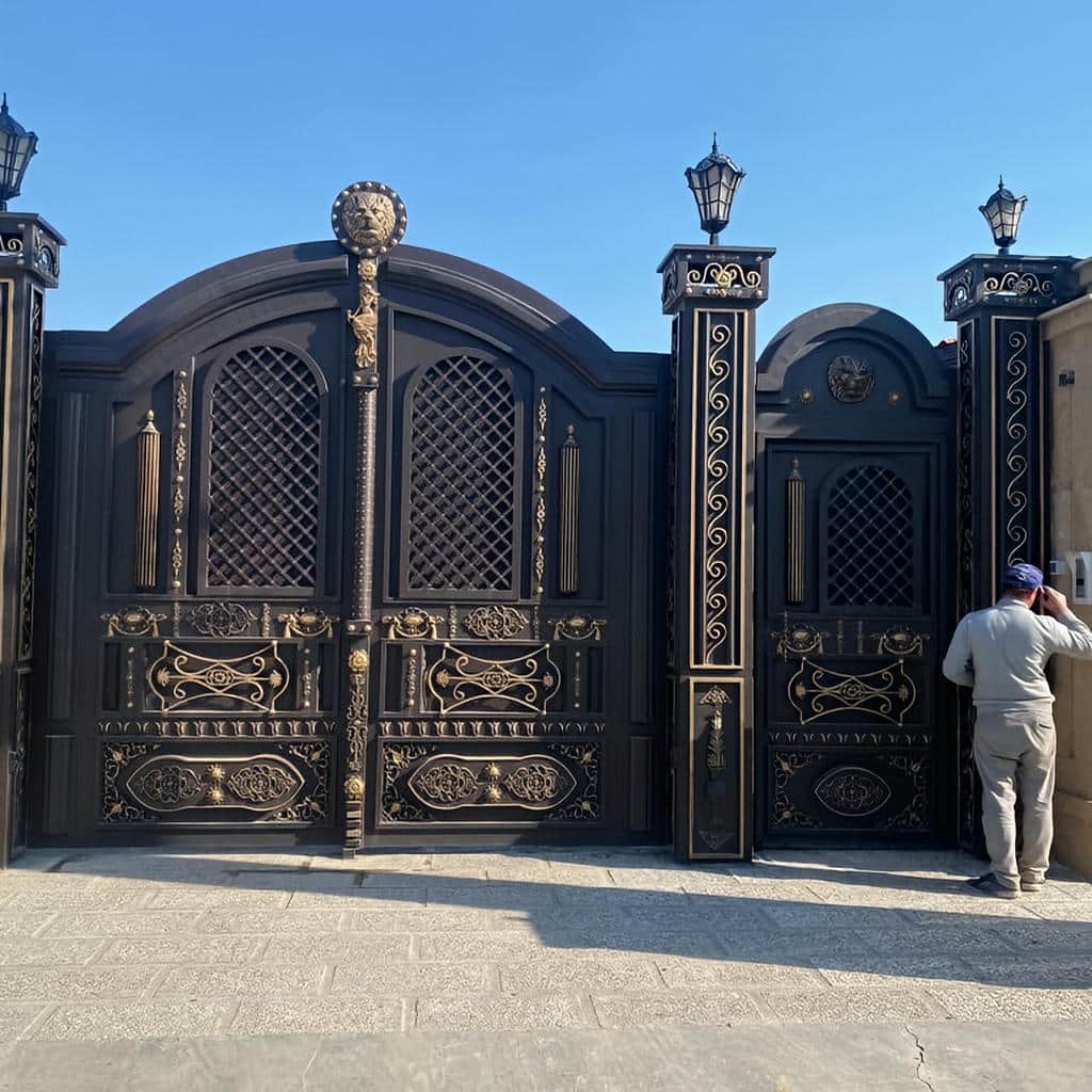 مرکز فروش درب فرفورژه مناسب ضمانت گارانتی و قرارداد نصب